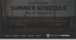 Desktop Screenshot of fbcmustang.org